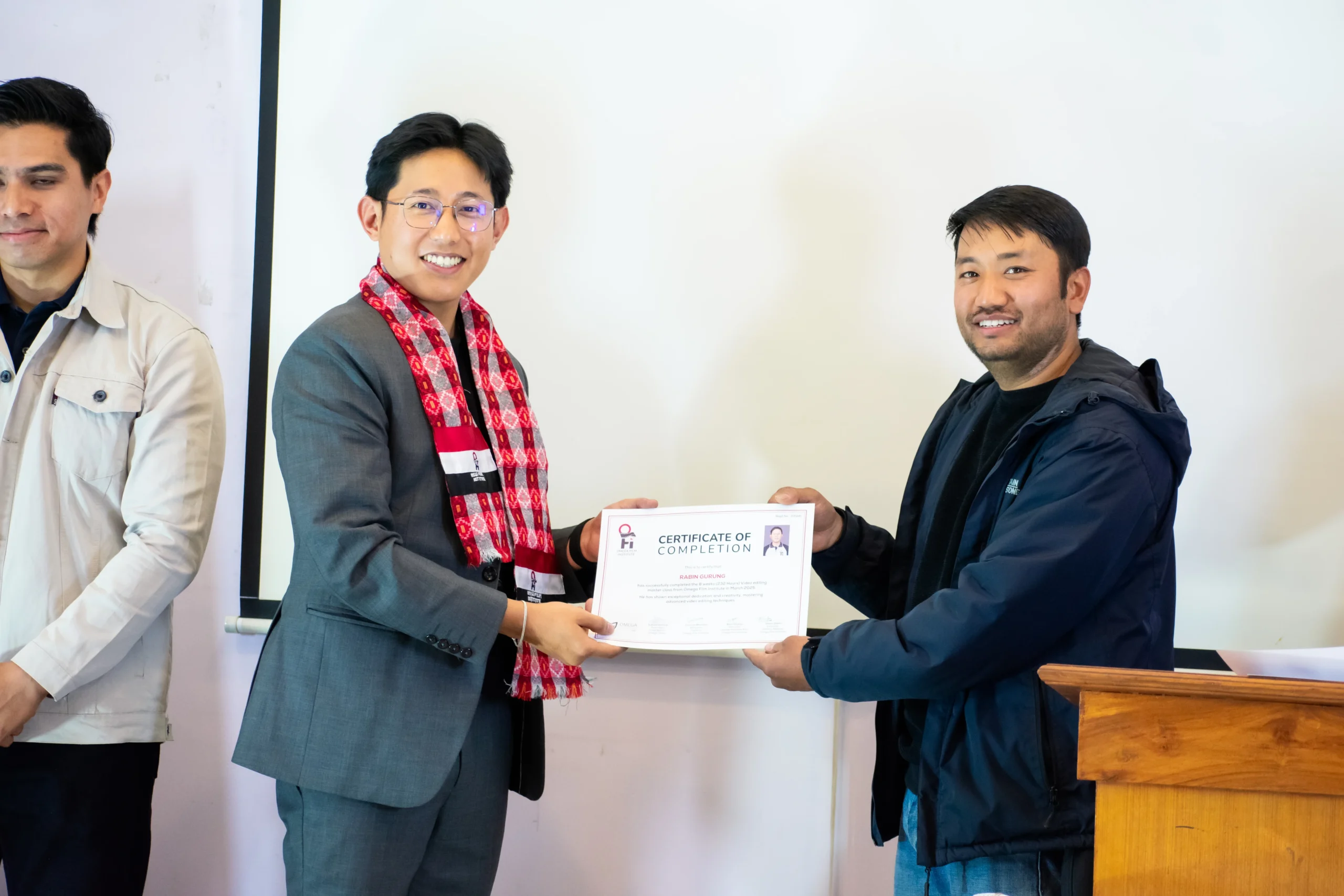 Graduation images at Omega Film Institute – Best Film Institute in Nepal