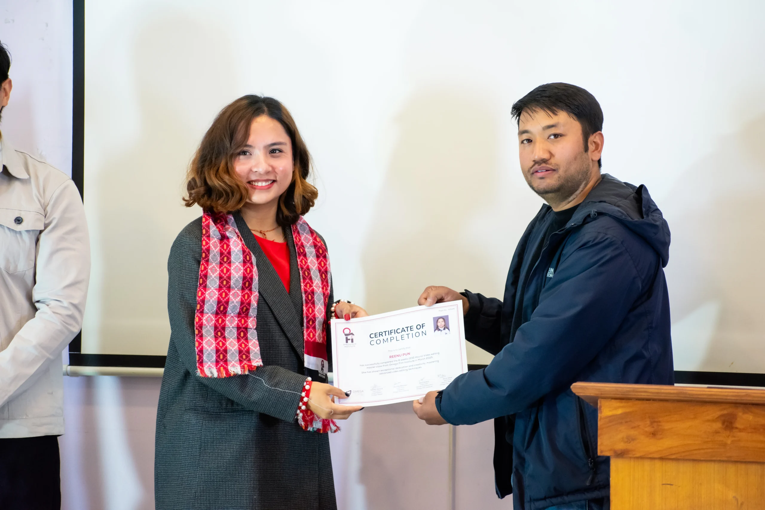 Graduation images at Omega Film Institute – Best Film Institute in Nepal