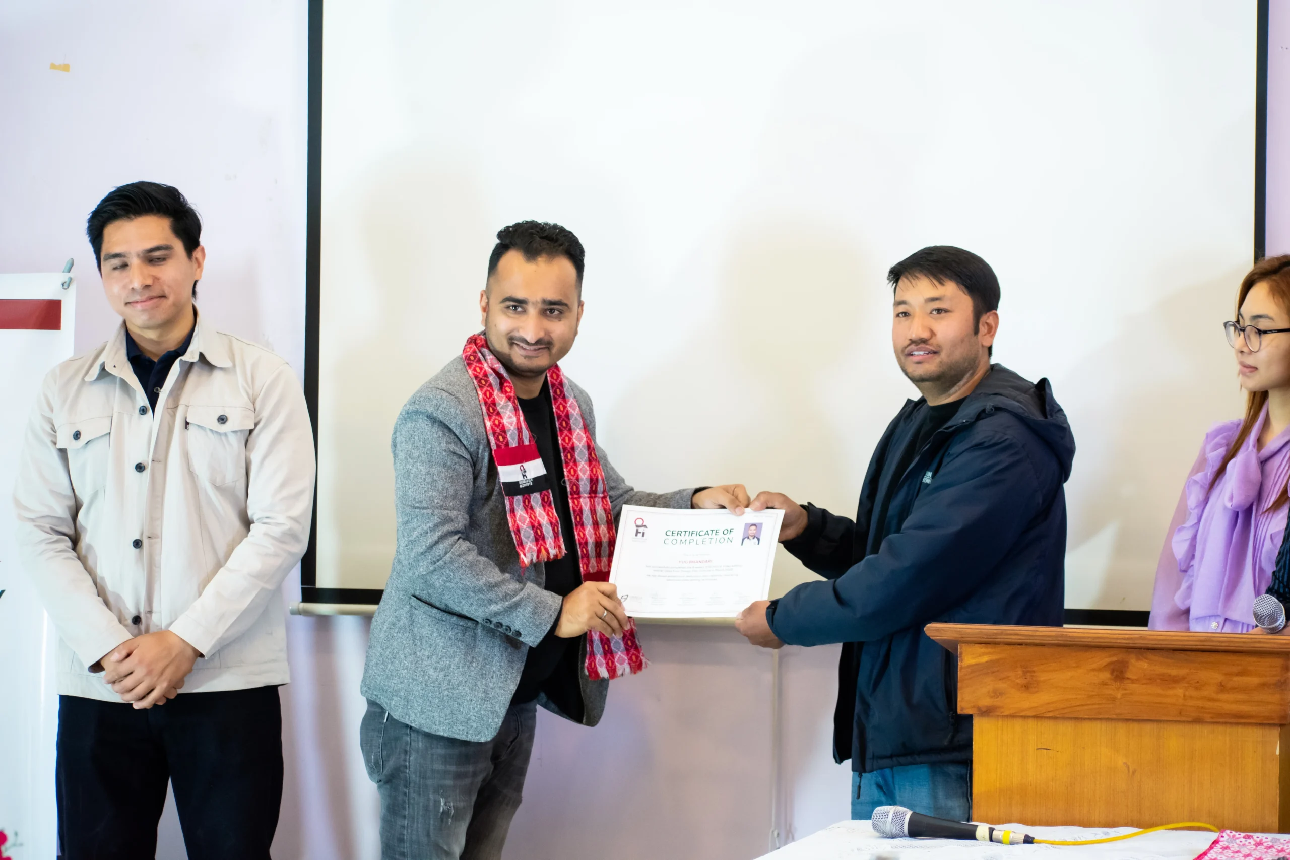 Graduation images at Omega Film Institute – Best Film Institute in Nepal