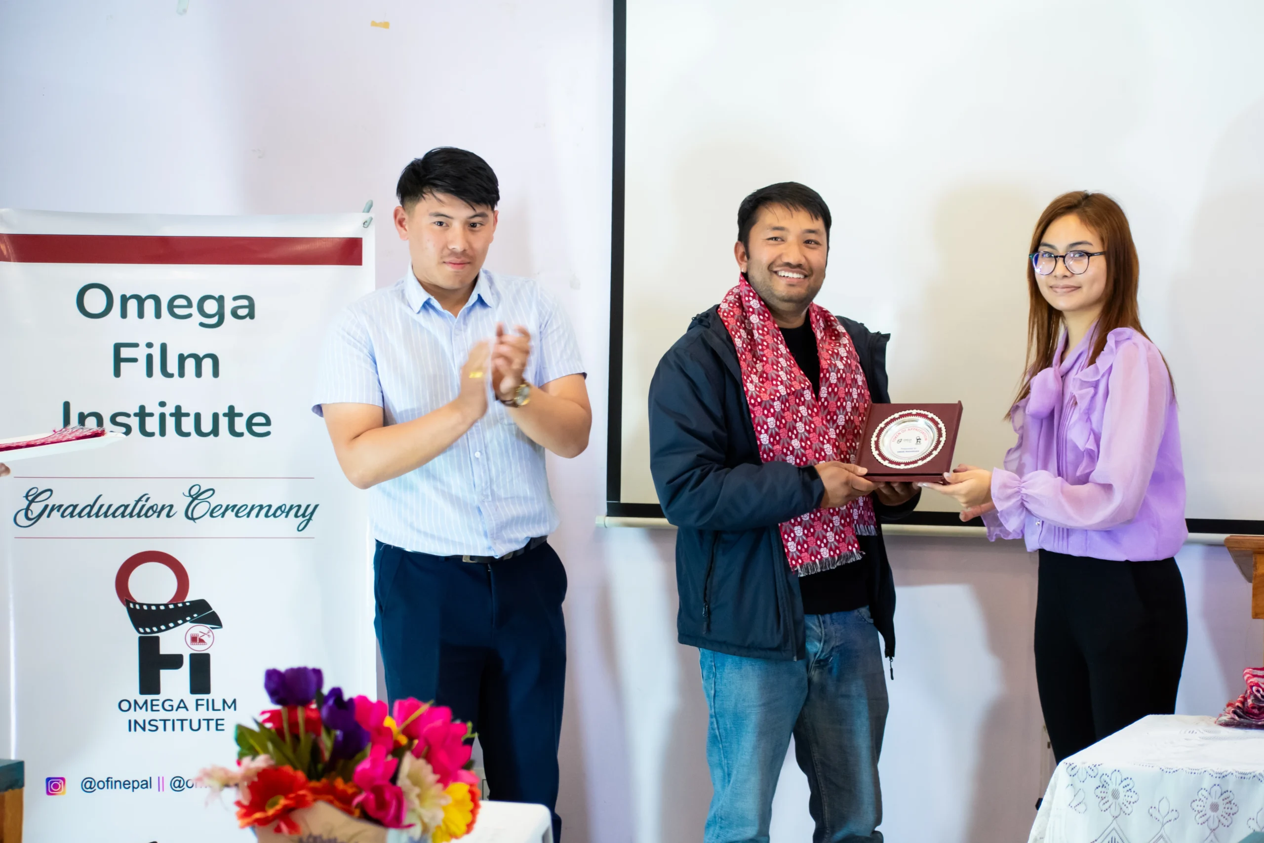 Graduation images at Omega Film Institute – Best Film Institute in Nepal