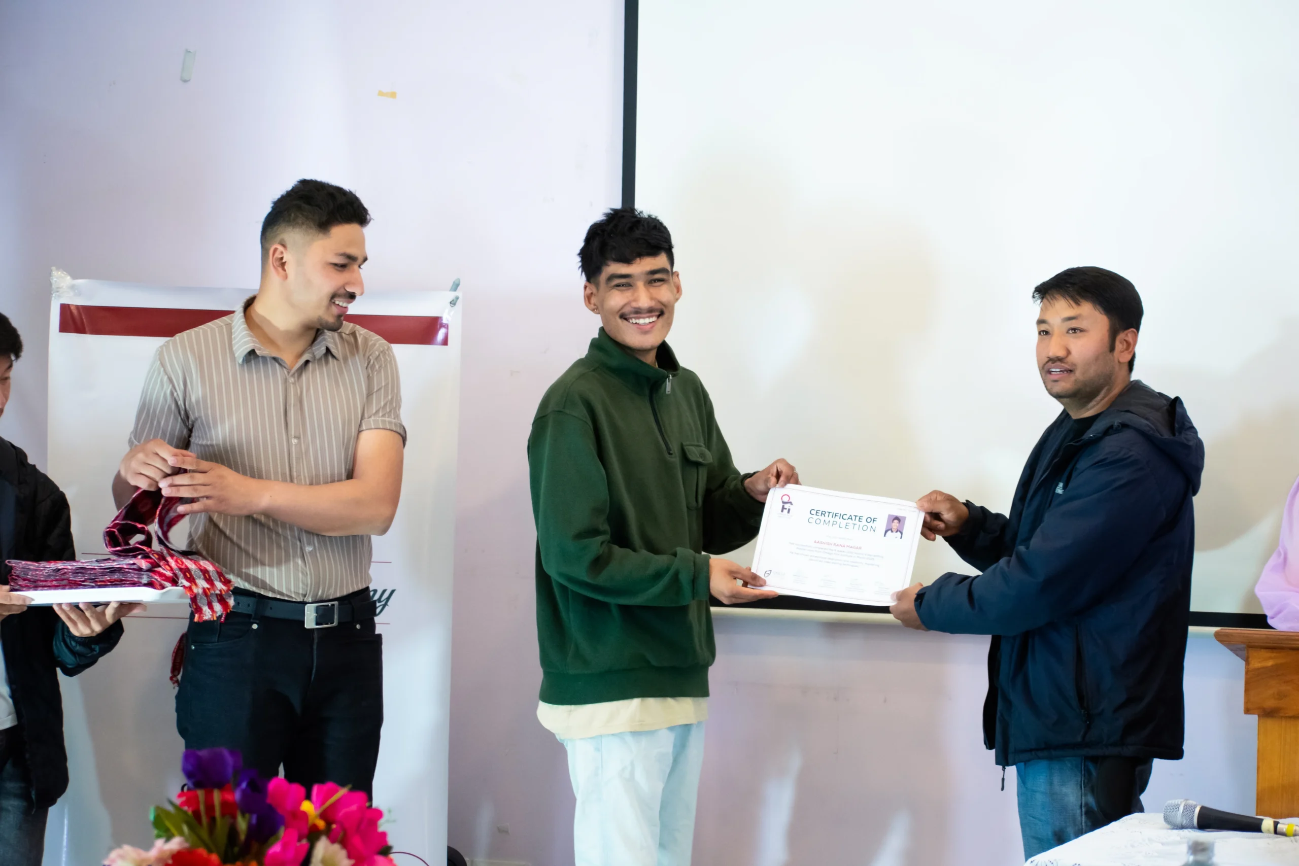 Graduation images at Omega Film Institute – Best Film Institute in Nepal