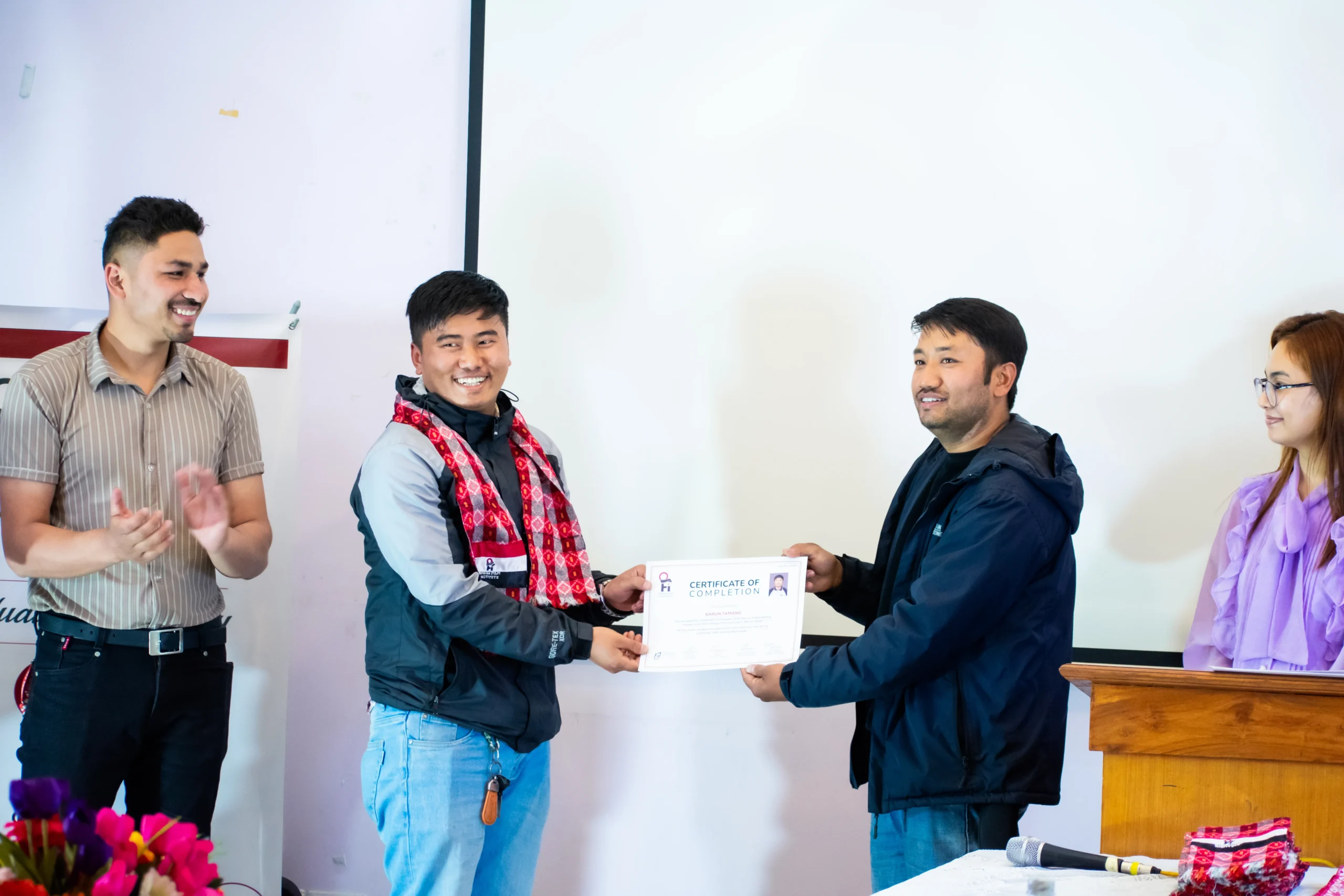 Graduation images at Omega Film Institute – Best Film Institute in Nepal