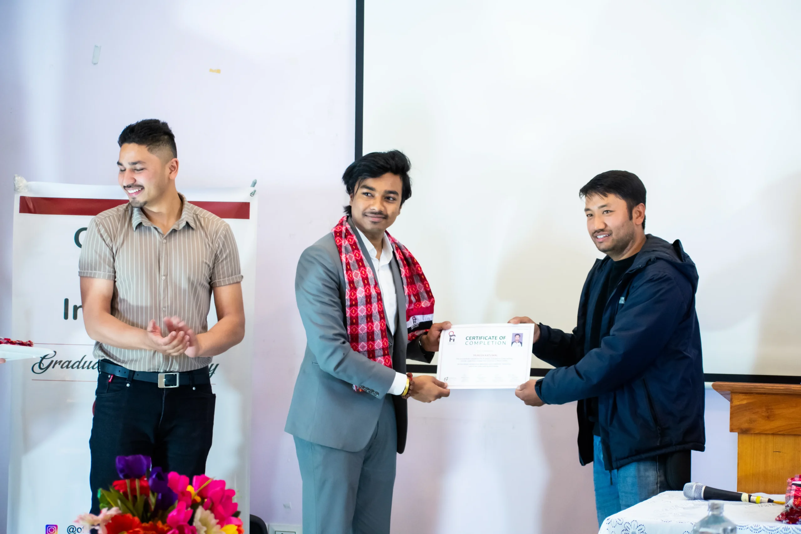 Graduation images at Omega Film Institute – Best Film Institute in Nepal