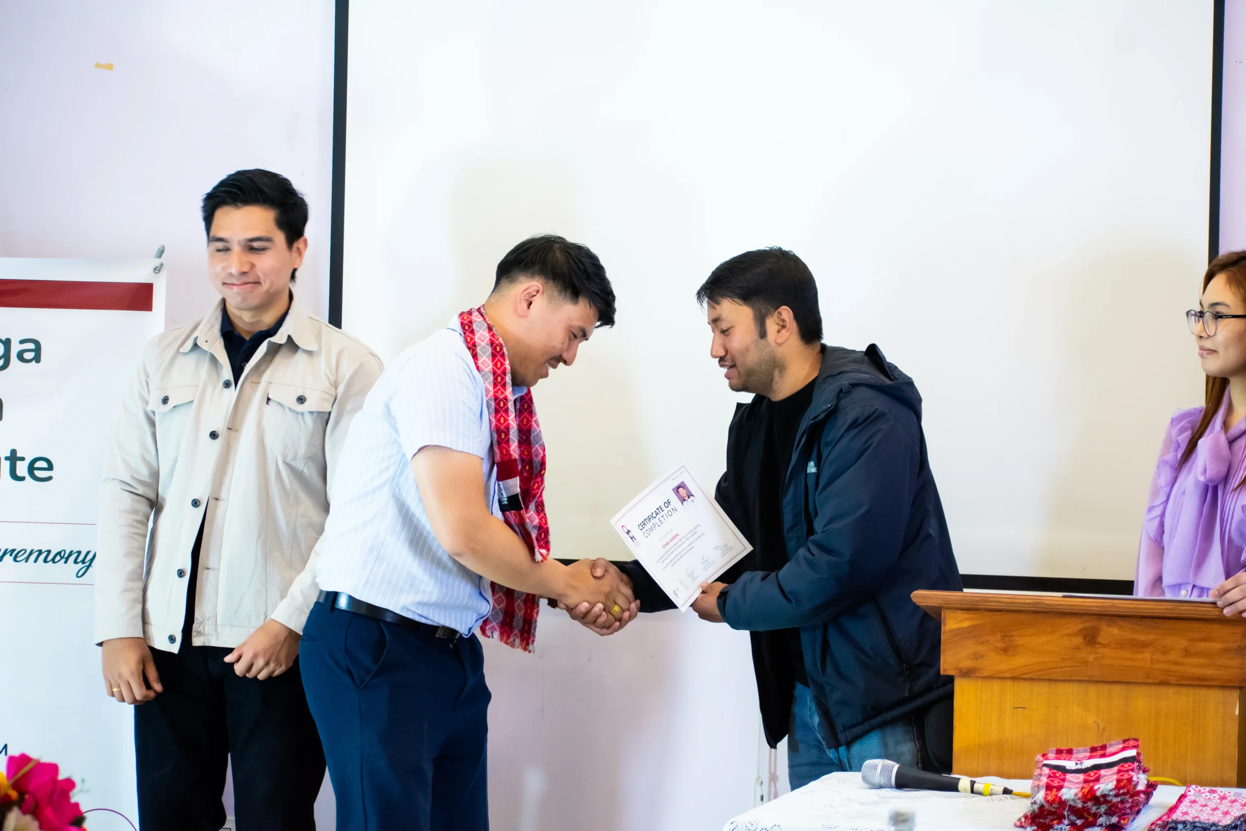 Graduation images at Omega Film Institute – Best Film Institute in Nepal