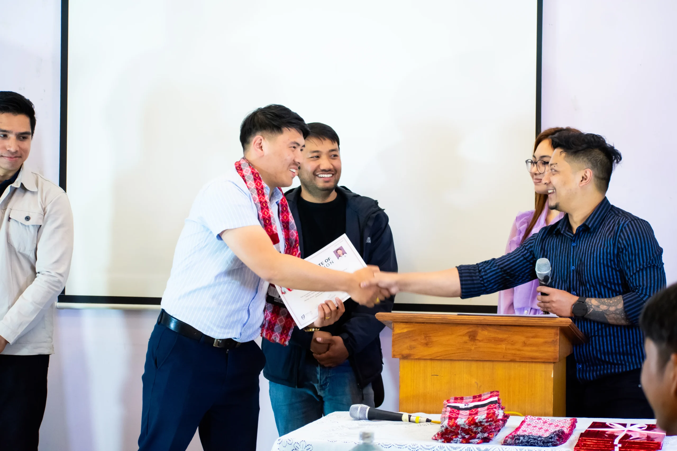 Graduation images at Omega Film Institute – Best Film Institute in Nepal