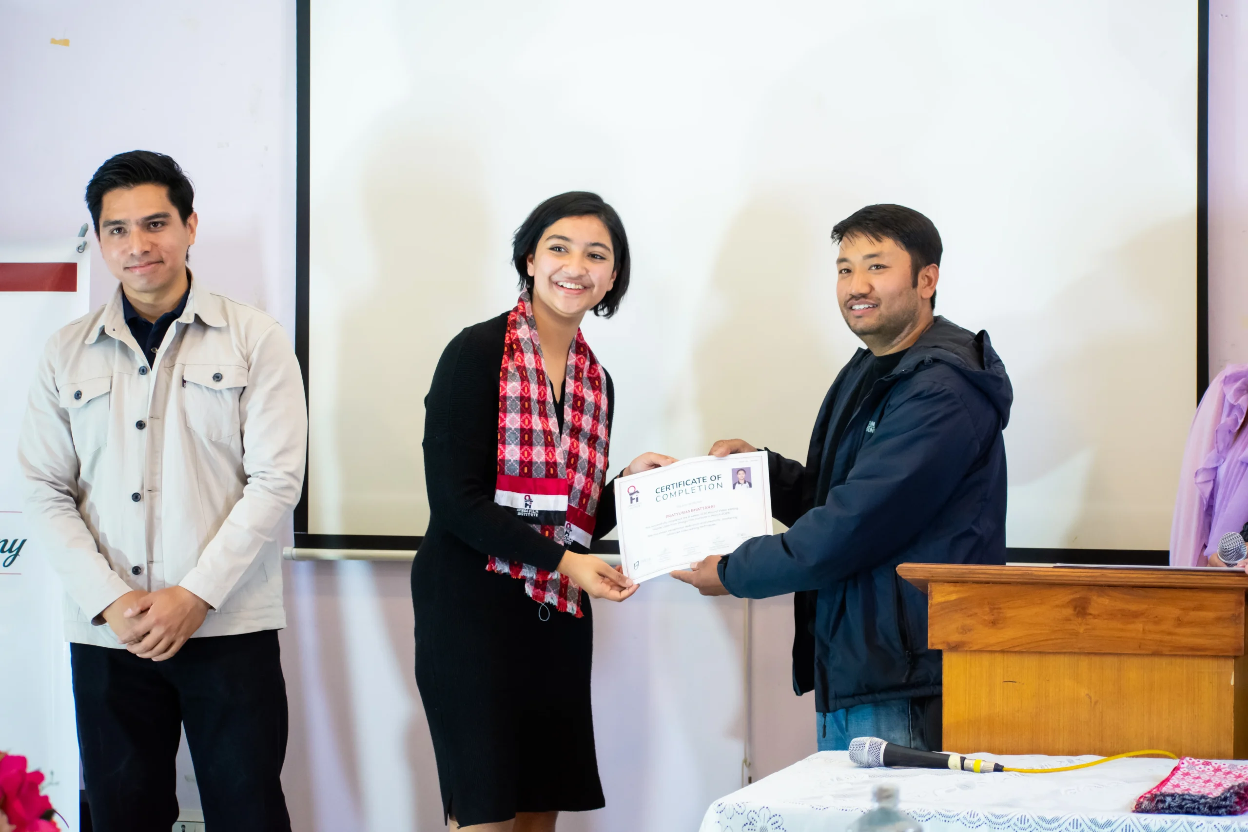 Graduation images at Omega Film Institute – Best Film Institute in Nepal