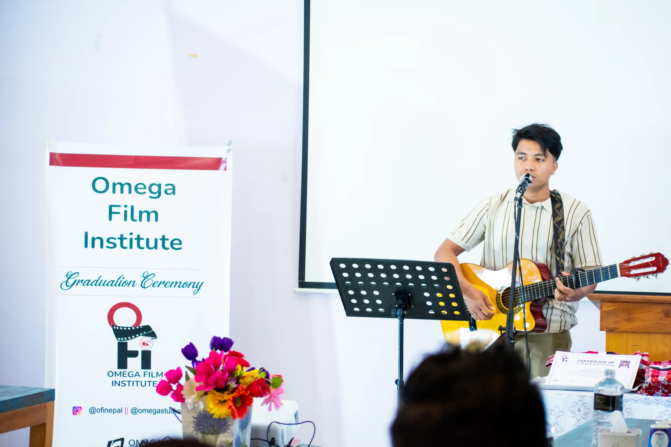 Graduation images at Omega Film Institute – Best Film Institute in Nepal
